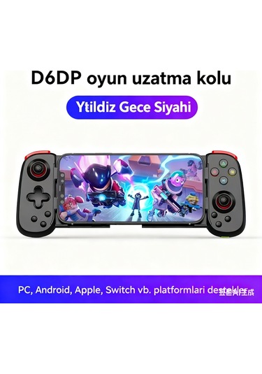 Siyah Kablosuz Bluetooth Oyun Kumandası - Nintendo Switch, Android, İos, Pc Uyumlu