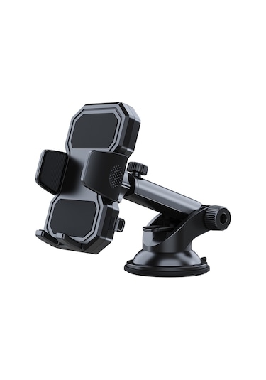Butu Araba Dashboard Ön Cam Montaj Ayarlanabilir Telefon Tutucu Teleskopik Kol Vantuz Braketi