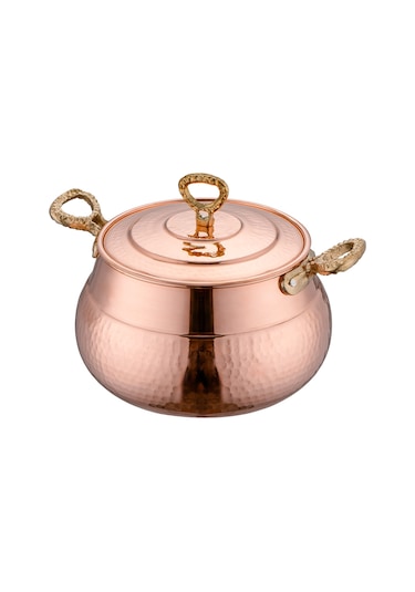 Emsan Göbeklitepe Bakır Güveç Tenceresi 18 Cm Bakır