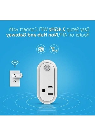 Fastbuy Neo Nas-wr12w 15a 2.4ghz Wifi Akıllı Güç Fişi, Kablosuz Enerji Kaynağı, Yüksek Güçlü Performanslı