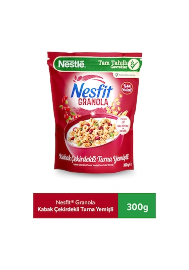 Nesfit Granola Kabak Çekirdekli Turna Yemişli 300 Gr