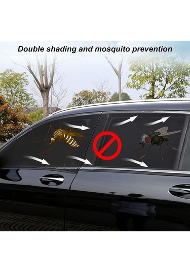 Artfulabode Sivrisinek Perdesi Nefes Korumalı Uv Korumalı Esnek 2 Adet 125x50cm - Eo