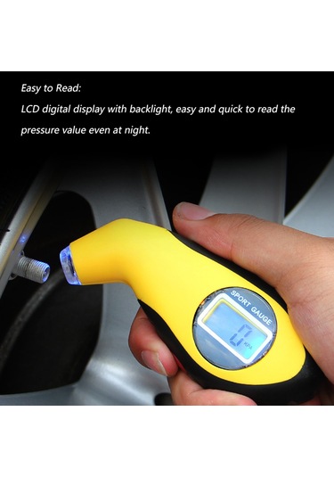 Suofeng "lcd Ekranlı 0-150psı Araç Lastik Basınç Ölçer - Suv, Kamyon Ve Otomobiller İçin"