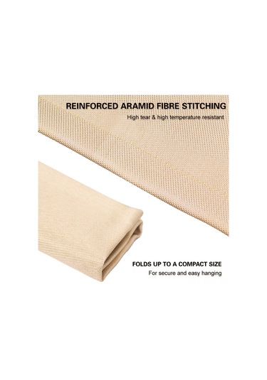 Xindoker Cam Elik Yangın Engelleyici Battaniye 80x80 Cm - Taşınabilir, İçin Kiremitli, Barbekü Ve Kaynak İşleri İçin Isı Ve Parçacık Koruması Çok Renkli