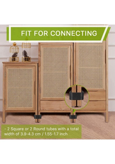 Lebihmurah 4577 Açık Veranda Hasır Mobilya Klipsleri, Parçalı Rattan Kanepe Mobilya Klipleri, Sandalye Klipleri, Bahçe Mobilya Bağlantı Elemanları