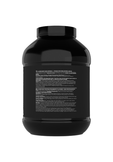 Whey Protein Çilek Aromalı 2300 Gr 72 Servis Protein Tozu + Shaker