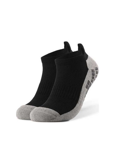 Willowhaven Çorap Kaymaz Futbol Çorapları Spor Atletik Düşük Kesim Nefes Alır Antivibrasyon Ayakkabı İç Çorabı Siyah