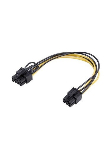 Ebitda 20cm Cbtx Pcı-express Gpu Güç Dönüştürücü Kablosu - 6pin/8pin 6pin Dişi/dişi