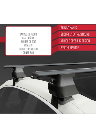 Xf Araca Özel Oluksuz Tavan Çitası 2021 2022 2023 2024 Siyah