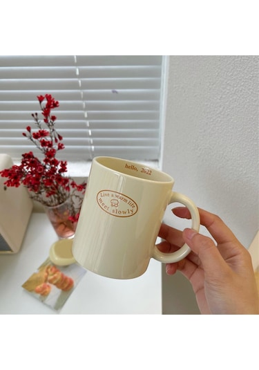 Suntek Saplı Seramik Çay Bardak Mutfak Ev Köpek Için Çay