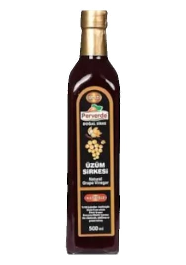Perverde Gold Serisi Doğal Fermente Üzüm Sirkesi 500 ML