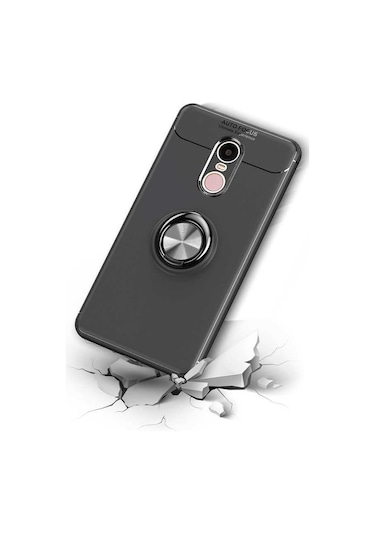 Xiaomi Redmi Note 4x Kılıf Zore Ravel Silikon Kapak Siyah