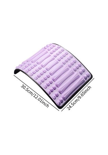 Homyl Sırt Gerdirici Ayarlanabilir Masaj Aleti Kas Eğitimi Yoga Mor