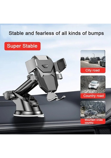 Liangmei Yeni Evrensel Enayi Araç Telefonu Tutucu 360 Cam