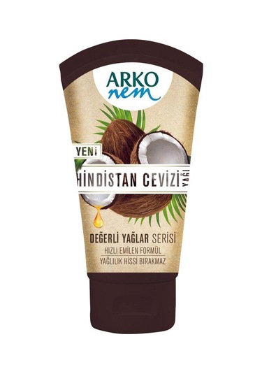 Arko Nem Değerli Yağlar Serisi Hindistan Cevizi Yağı Bakım Kremi 60 ML