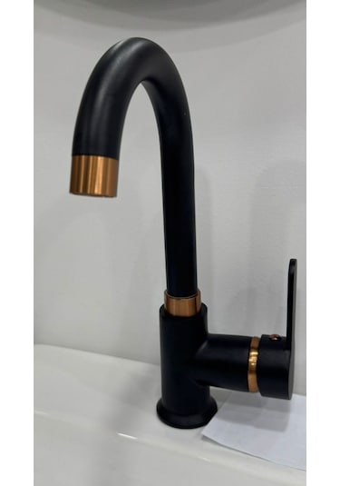 Armour Armatür Banyo Batarya Seti Siyah Rose Siyah