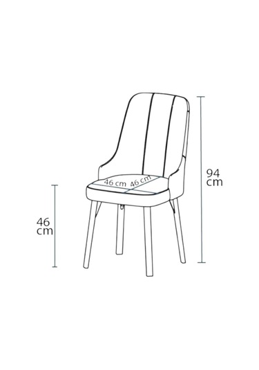 Still Beyaz Mdf 70x110 Sabit Mutfak Masası Takımı Beyaz Metal Ayak 4 Cappucino Sandalye Cappucino