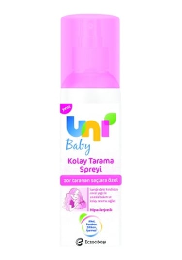 Uni Baby Bebek Kolay Tarama Çocuk Saç Spreyi 200 ML