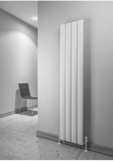 Warma Serez Dikey Alüminyum Radyatör 375x1800 Pütürlü Antrasit 7946