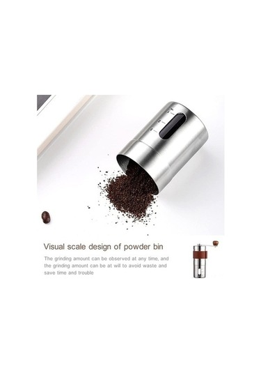 Didadodo Manuel Kahve Öğütücü, El Değirmeni, Paslanmaz Çelik, Taşınabilir, Seyahat İçin Pratik Tasarım Diğer