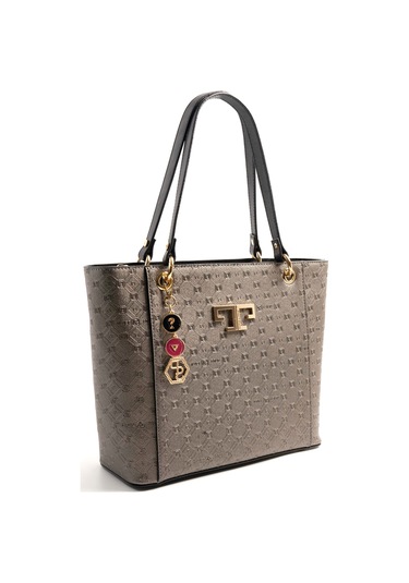 Silver Polo Kadın Omuz Çanta 1176 Platin