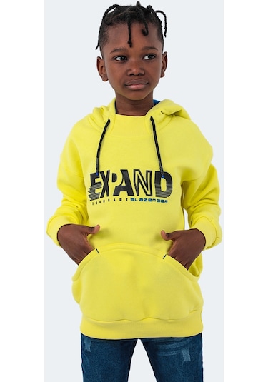 Slazenger DILAY IN Unisex Çocuk Sweatshirt Sarı