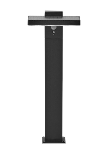 Beliani Poplar Güneş Enerjili Dış Mekan Led Direk Lambası, Hareket Sensörlü, Ip44, 3 Mod Lambader Siyah Diğer