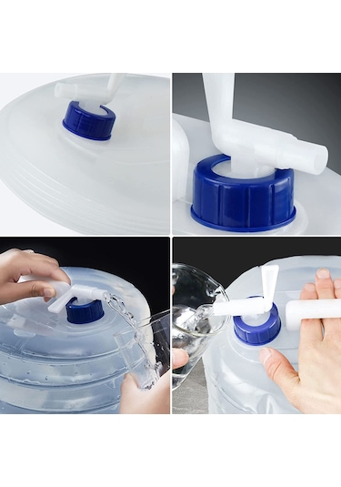 Akordiyon Bidon, Katlanır Bidon, Kamp Bidonu, Piknik Bidonu 10 Lt