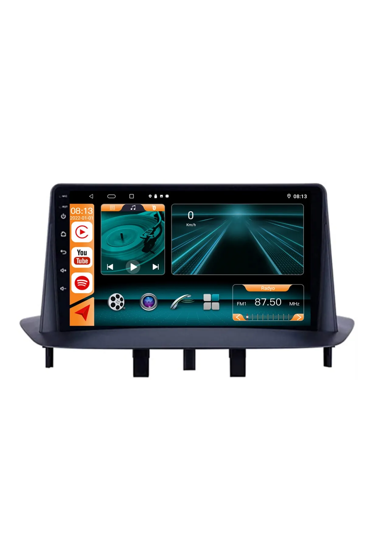Renault Megane 3 2010 / 2016 Androidauto/carplay Multimedya 9"