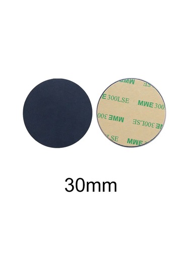 Goldenqian Jcd 10 Adet Siyah Manyetik Metal Plaka Araç Telefonu Tutucu Evrensel Sac Demir Disk Etiket Dağı Cep Telefonu Mıknatıs Standı 30mm 30mm