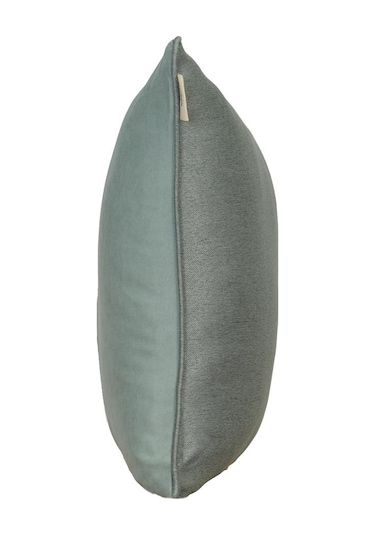 3'lü Çift Taraflı Keten Ve Kadife Görünümlü Kırlent Kılıfı Fitilli Su Yeşili-2433