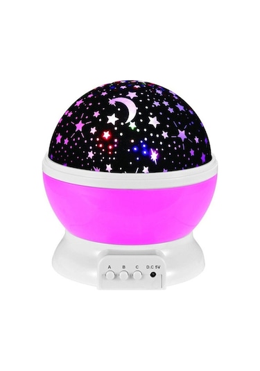 Dönen Projeksiyon Gece Lambası Star Master Ay Yıldız Duvar Led (404810359)