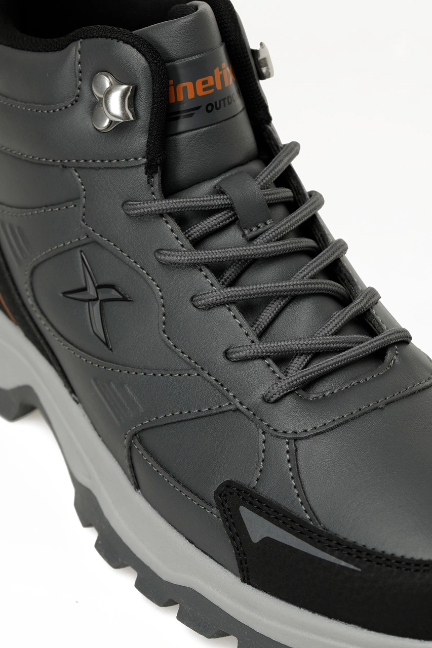 Kinetix Stout Pu Hı 5pr Gri Erkek Outdoor Bot Gri-sıyah