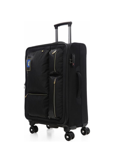 Ççs 600 Kumaş Orta Boy Valiz Siyah Null Siyah