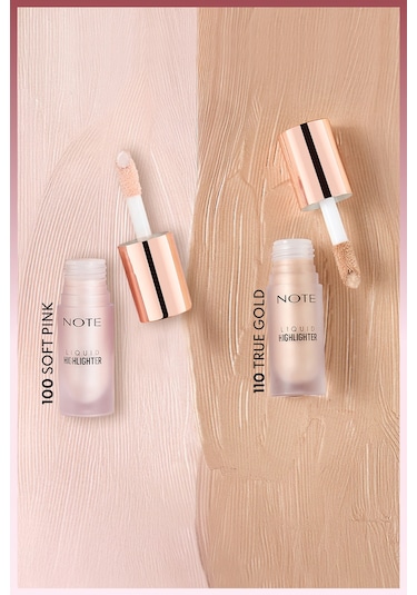 Note Cosmetics Liquid Highlighter Nemlendirici Etkili Likit Aydınlatıcı - 110 True Gold