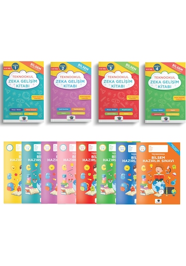 1. Sınıf Bilsem Sınavı Hazırlık Tam Set (S1+S2+S3+S4)