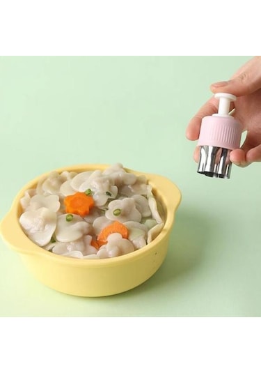 Yeşil 6 Adet Sebze Kesici Şekiller Seti Paslanmaz Çelik Pres Tipi Mini Kurabiye Kesici Çerez Pasta Damga Kalıp Kesiciler 56988870