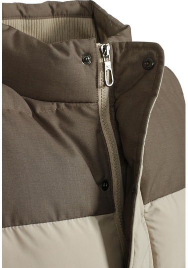 Erkek Slim Fit Bej Rüzgar Ve Su Itici Termo Iç Astarlı Nefes Alabilen Yelek Ncs Jeans 4514-Bej