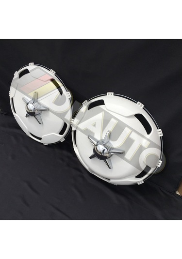 22.5 İnç Yıldız Model Bombeli Fırfırlı Jant Kapağı 4'lü Takım