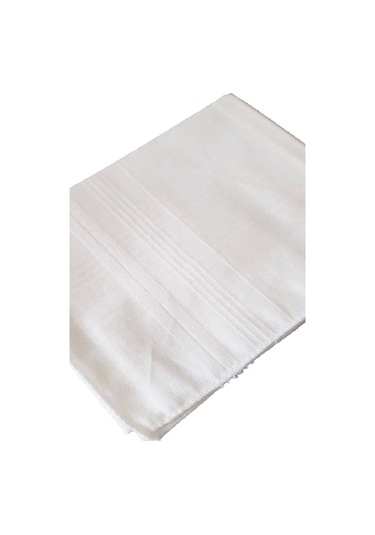 3 Lü Özel Paket Premium Erkek Mendil Seti %100 Pamuk 42x42 Cm Beyaz Çok Renkli