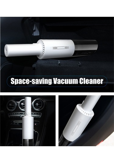 Qingmipy Ev Ve Araba Kullanıma Uygun 120w Usb Şarjlı Mini Eldivenli Süpürge - 6000pa Güçlü Emme, 2 Farklı Fırça Ucu Ve Yıkama Eliyebilen Hepa Filtre