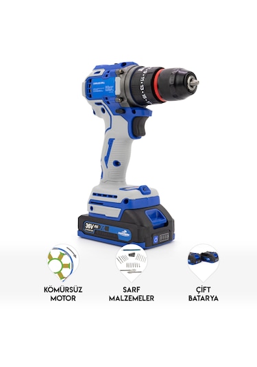 Dawreek 10 MM Blue Kömürsüz Vidalama