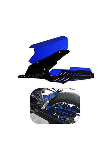 Yingfu Yamaha Mt-03 R3 R25 İçin Mavi Arka Çamurluk, Zincir Koruma Kapısı Mavi