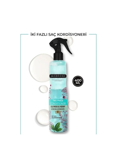 Morfose Çift Fazlı Kinoa İçeren Fön Suyu 400ml