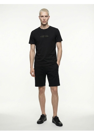 Loft Regular Fit Siyah Erkek T-shirt Lf2042340