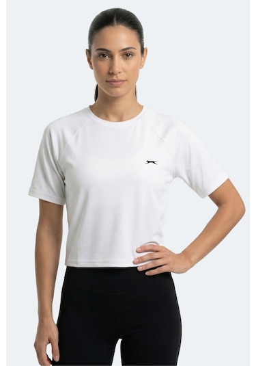 Slazenger Rave Kadın Beyaz Tişört Beyaz
