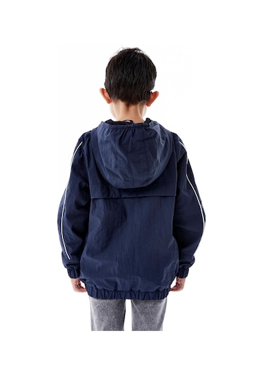 Benitto Kids Erkek Çocuk Kapüşonlu Yağmurluk 51362 Lacivert