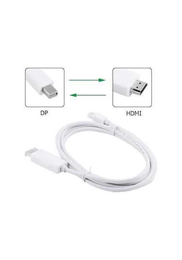 MacBook Uyumlu Mini Displayport Thunderbolt To Hdmi Kablo Çevirici 5Metr
