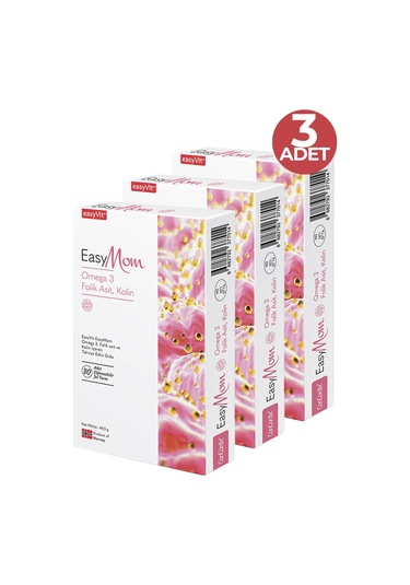 Easymom Omega 3 30 Tablet 3 Adet