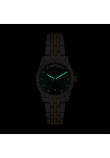 Fossil Fes5458 Kadın Kol Saati Metalik Gri